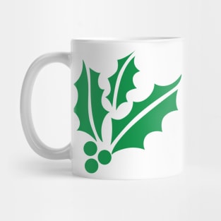 G1 December Holly symbol Mug